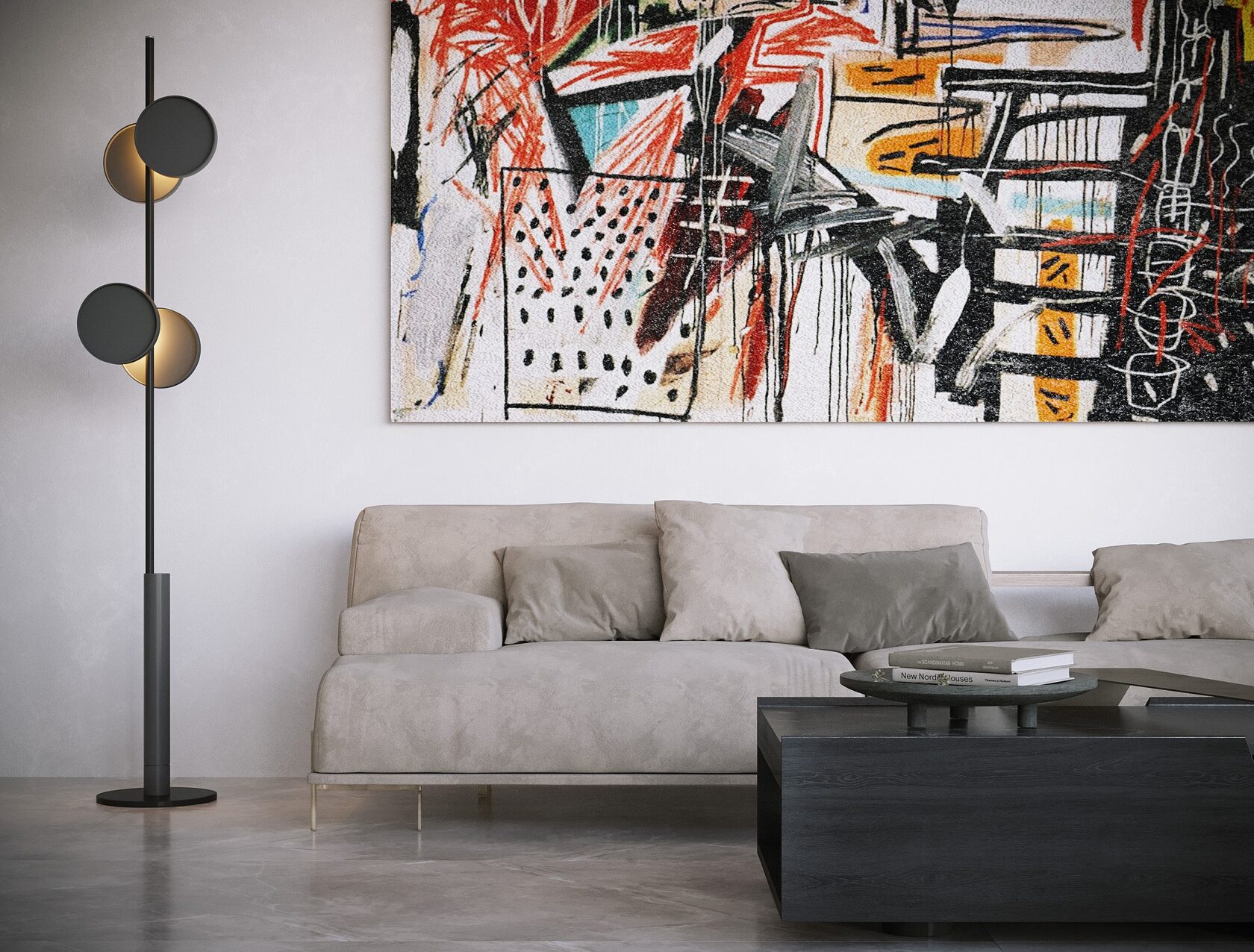 Seaside apartment living room by TIMROOM