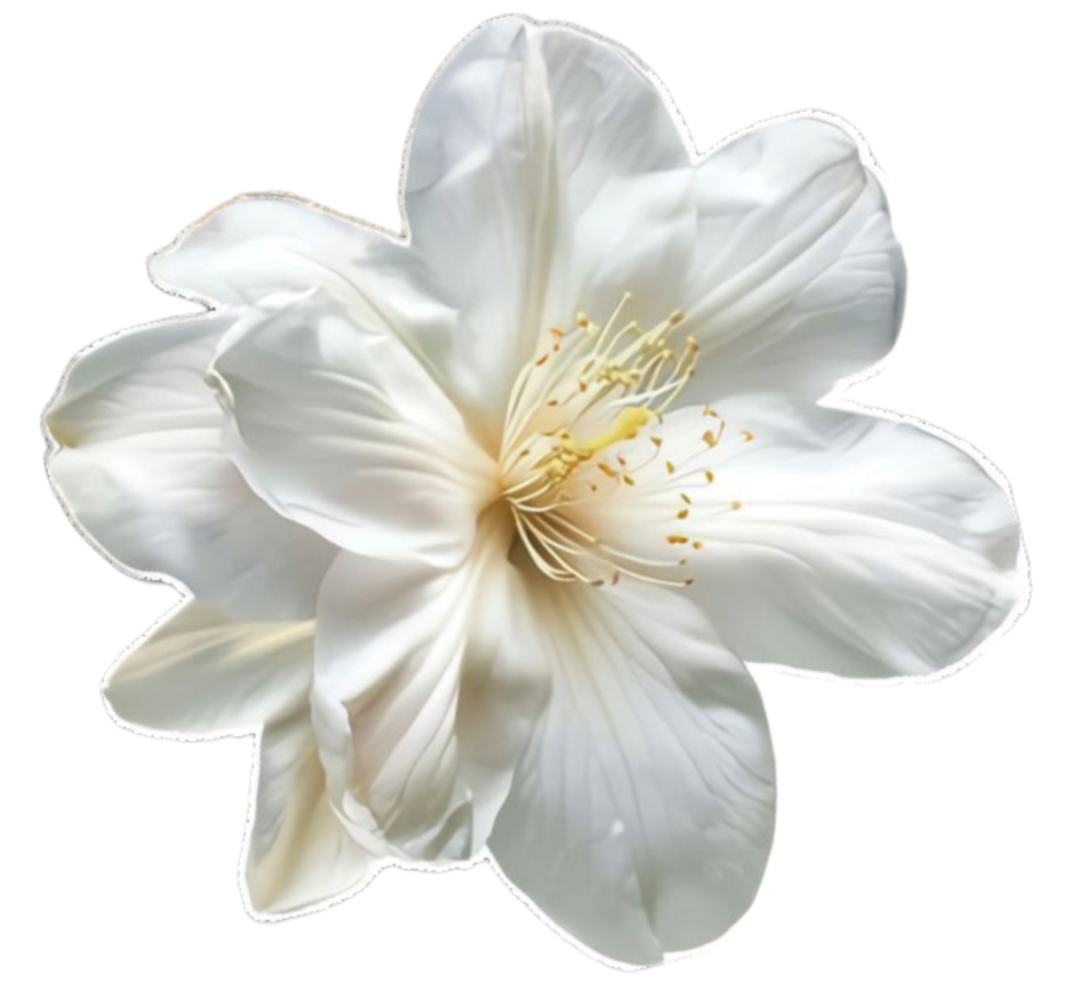 tropical white flower