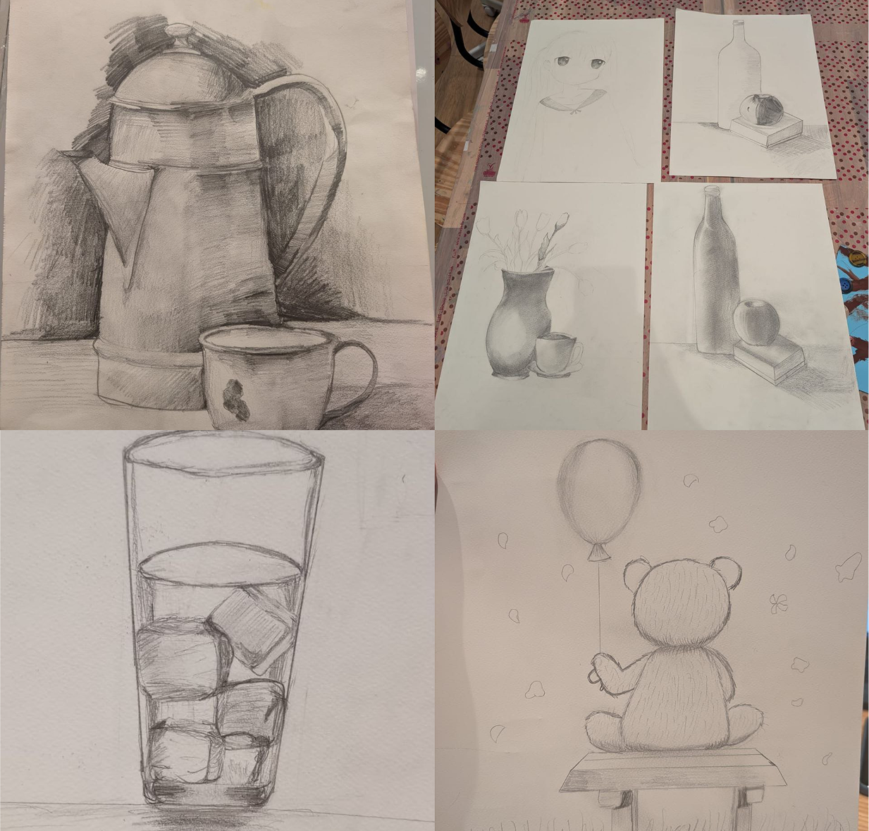 Academic art drawing and painting class