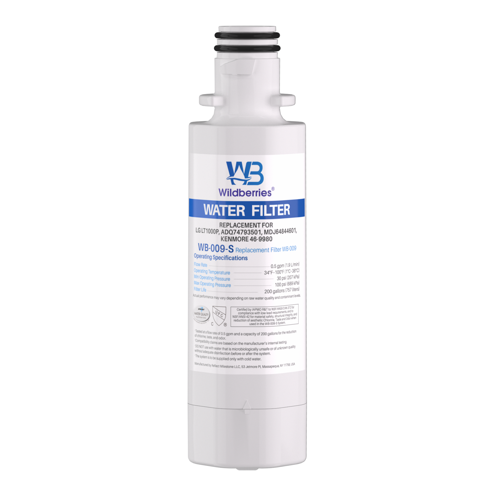 WB-009-S Wildberries Refrigerator Water Filter