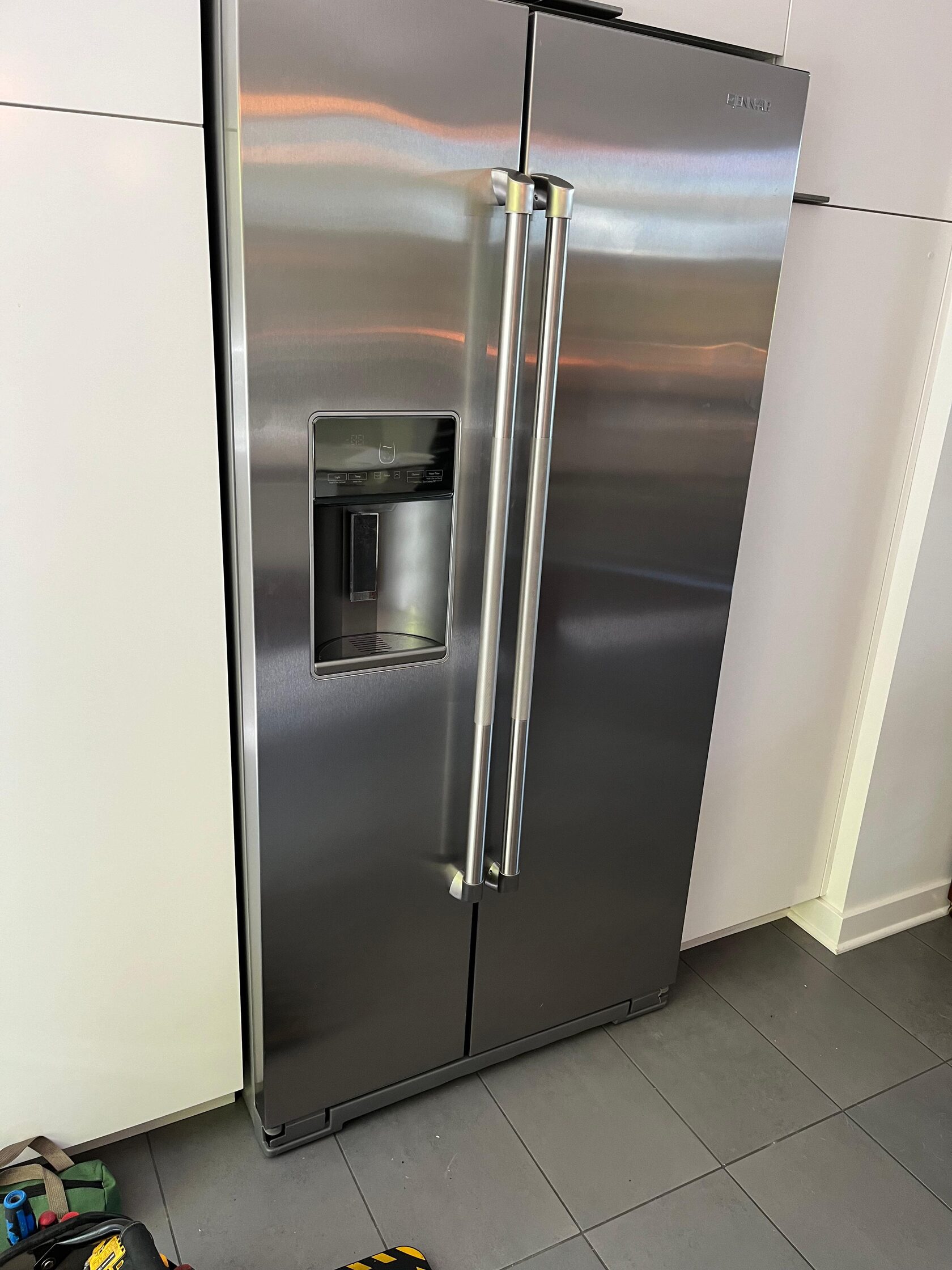 French-door refrigerator freezer gasket repair project in Hazel Dell, Vancouver, Washington