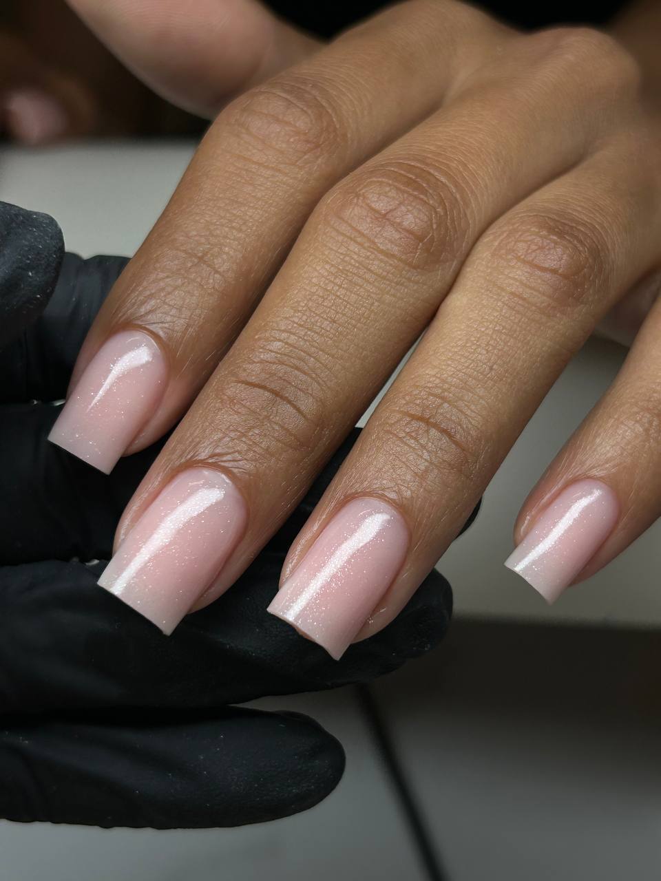 Nail design with gems