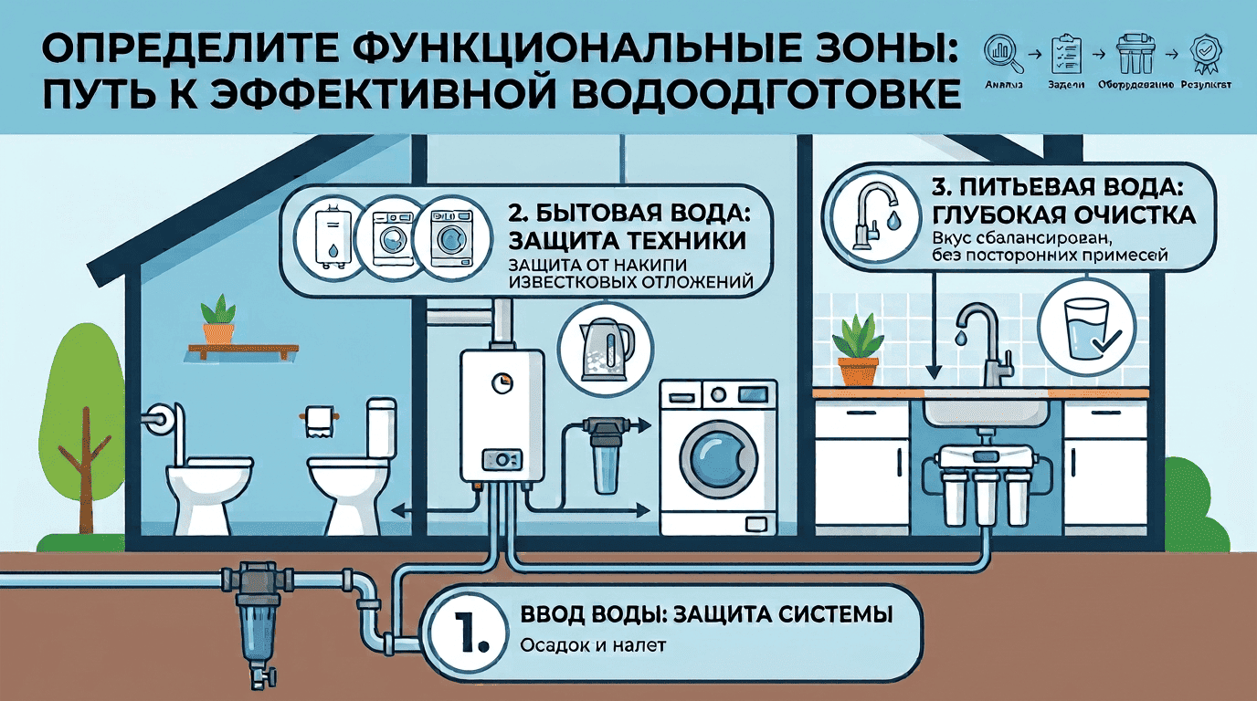 Очистка воды обратным осмосом и получение минералов из продуктов питания