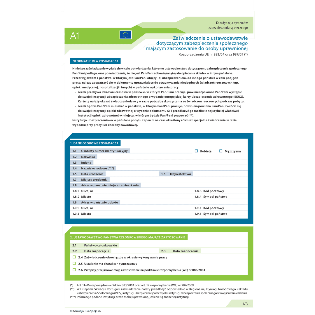 А1 и другие документы для командировки Ваших работников