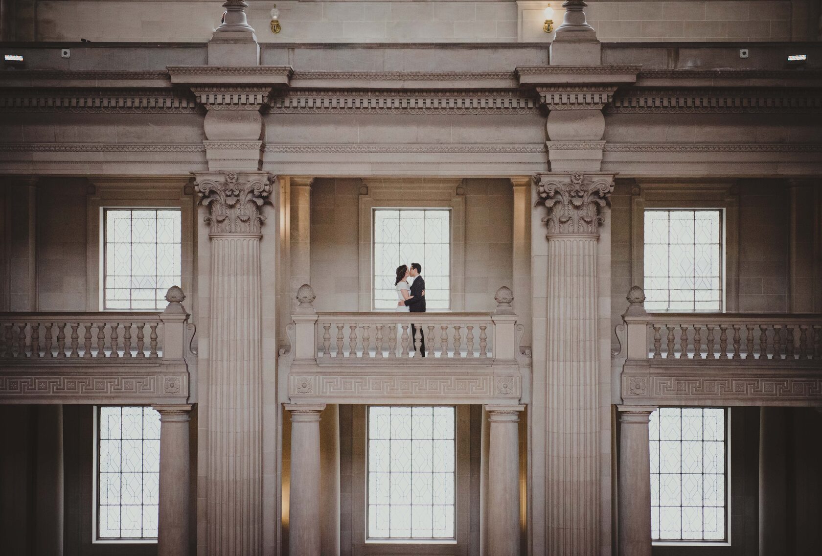 SF City Hall wedding photographer Bay Area portrait