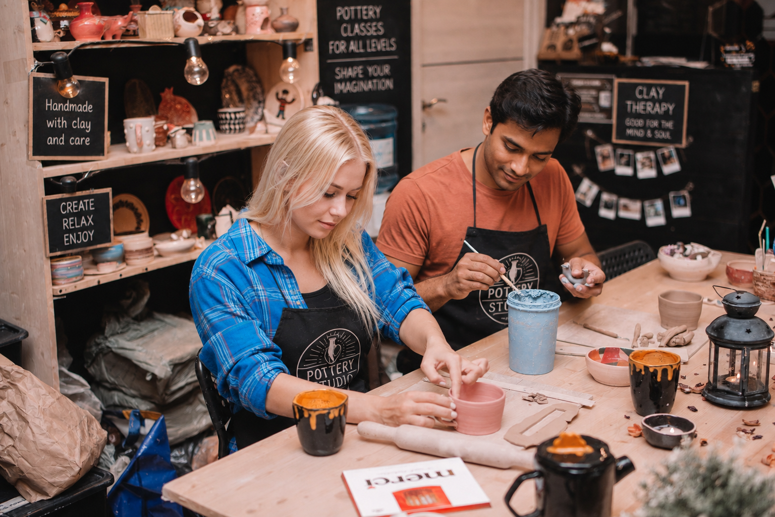 gender party ideas and ceramic workshop
