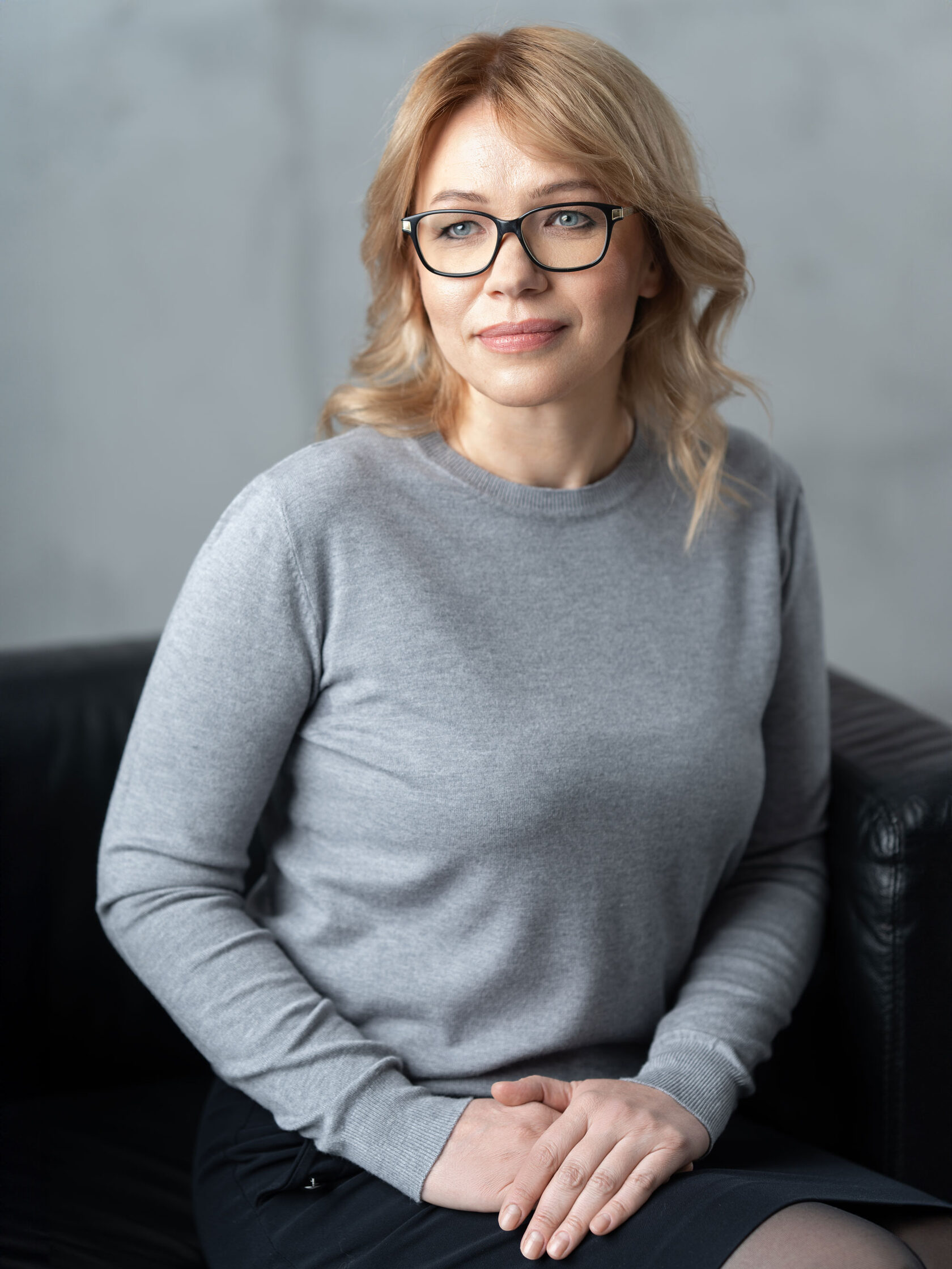 Бизнес-портрет женщины, фотостудия SO:VA в Вильнюсе