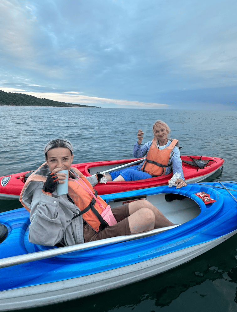 Каяки на Балтийском море