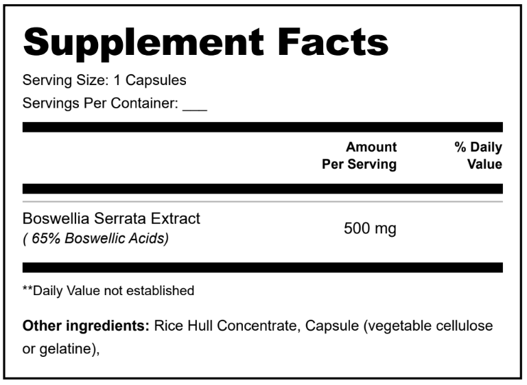 Supplement Facts