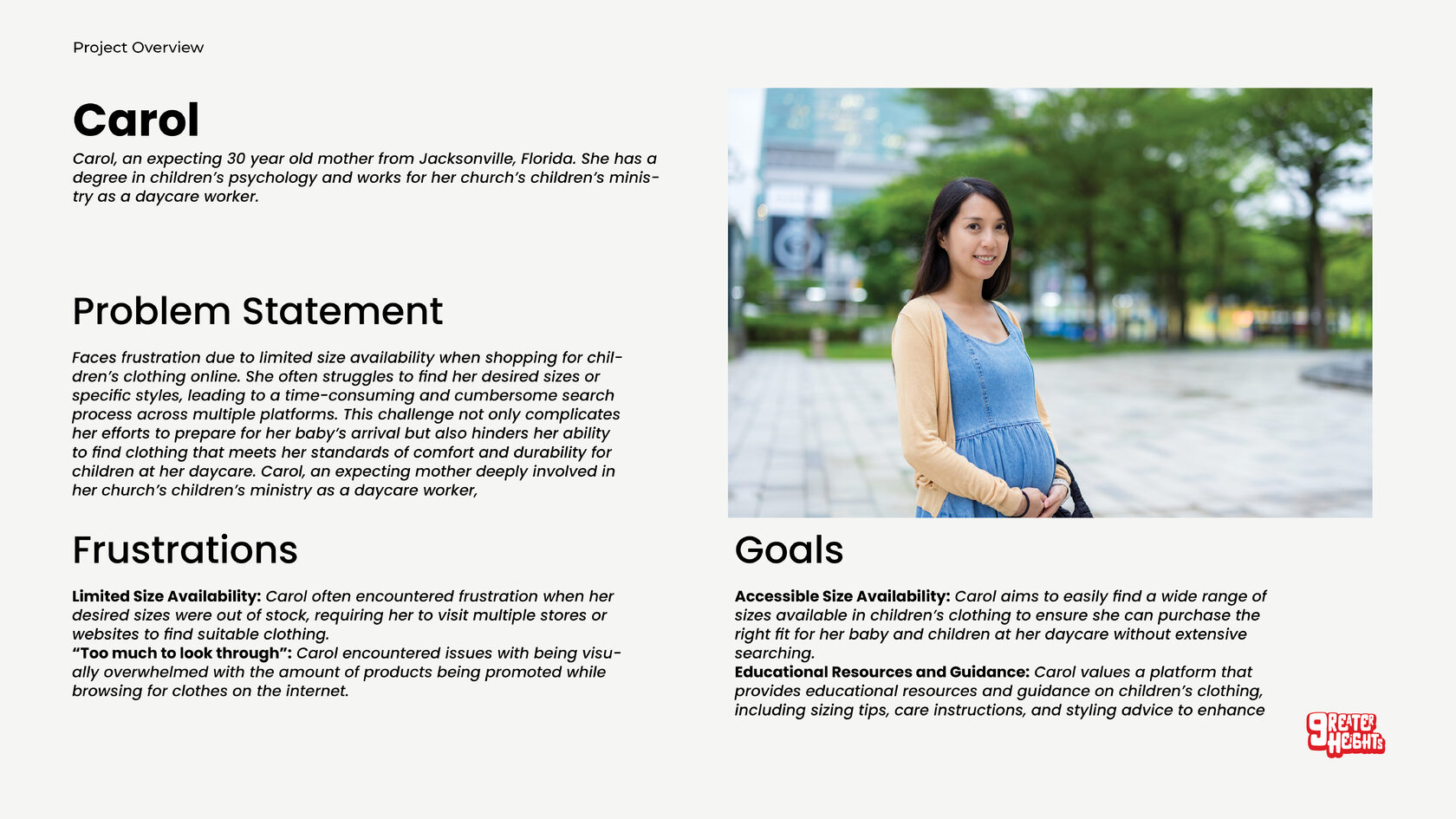 Image of sticky notes that are categorized by types of pain points