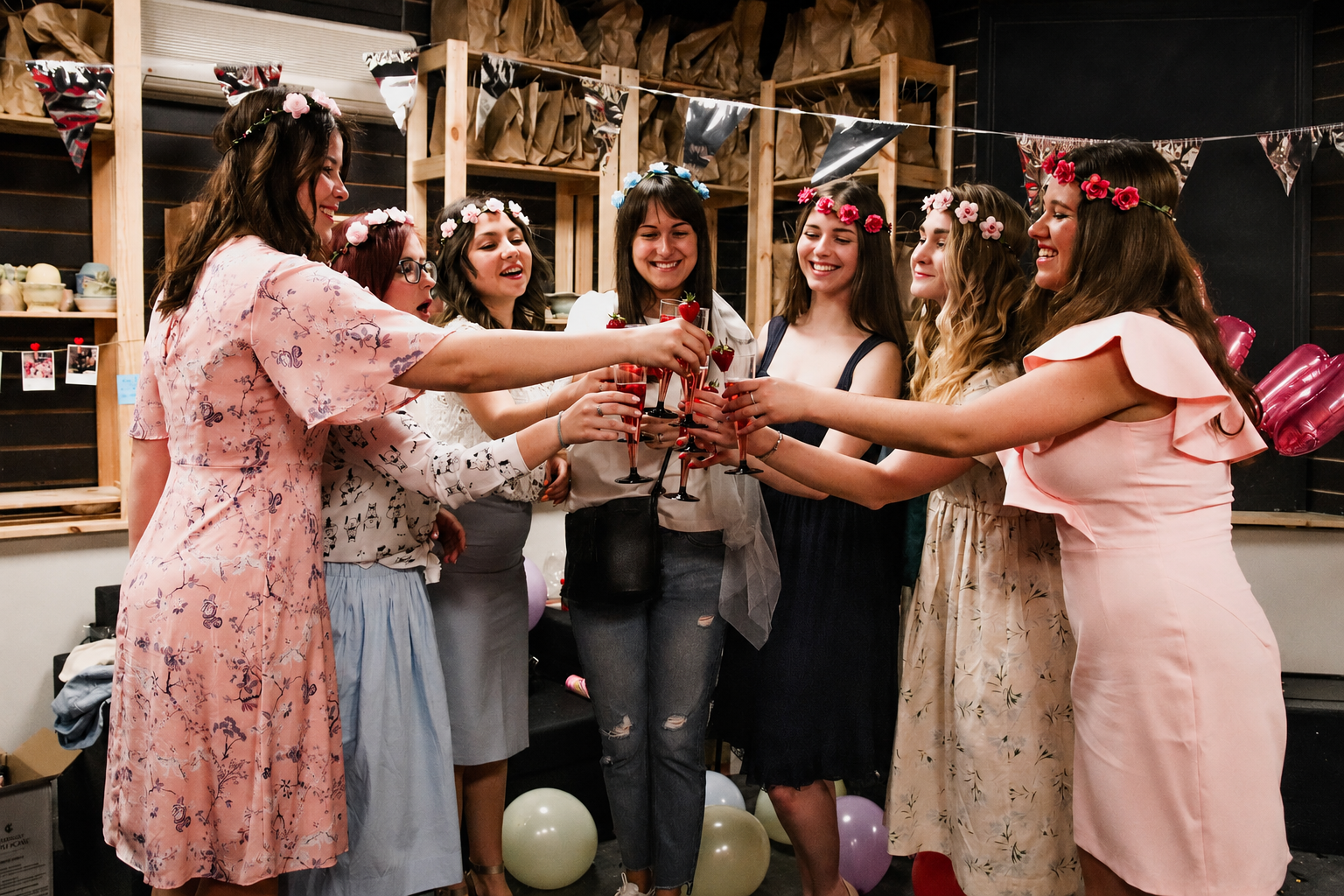 bachelorette pottery party Toronto