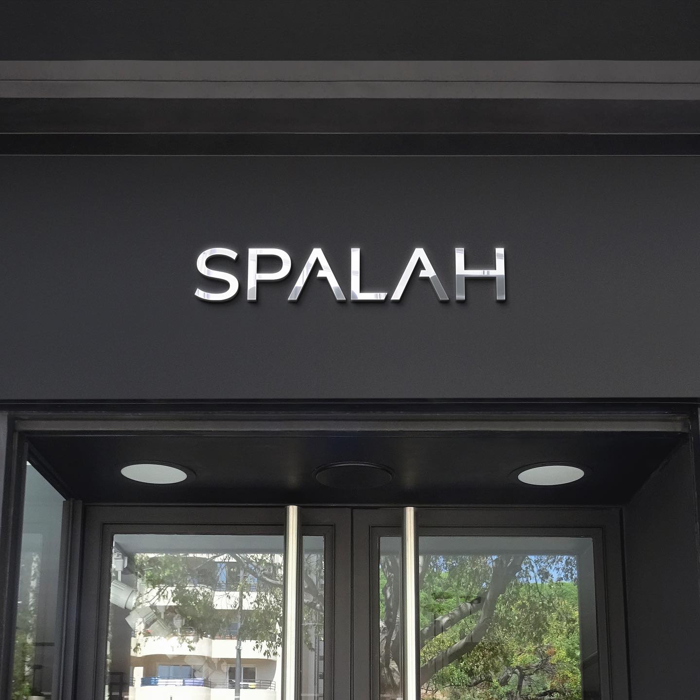Spalah clothing store sign