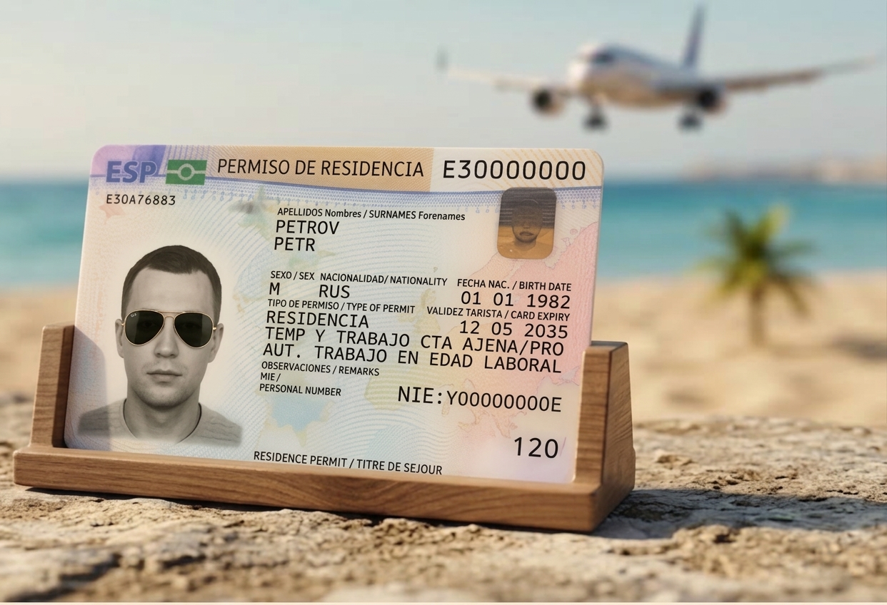 Карточка резидента Испании NIE