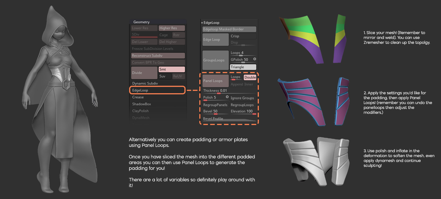 How to Blockout Clothes on the Fly