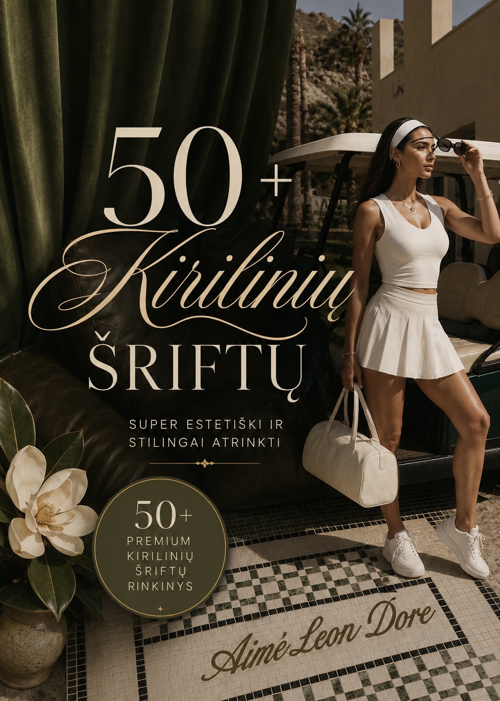 50+ stilingų kirilicos šriftų — product image 1