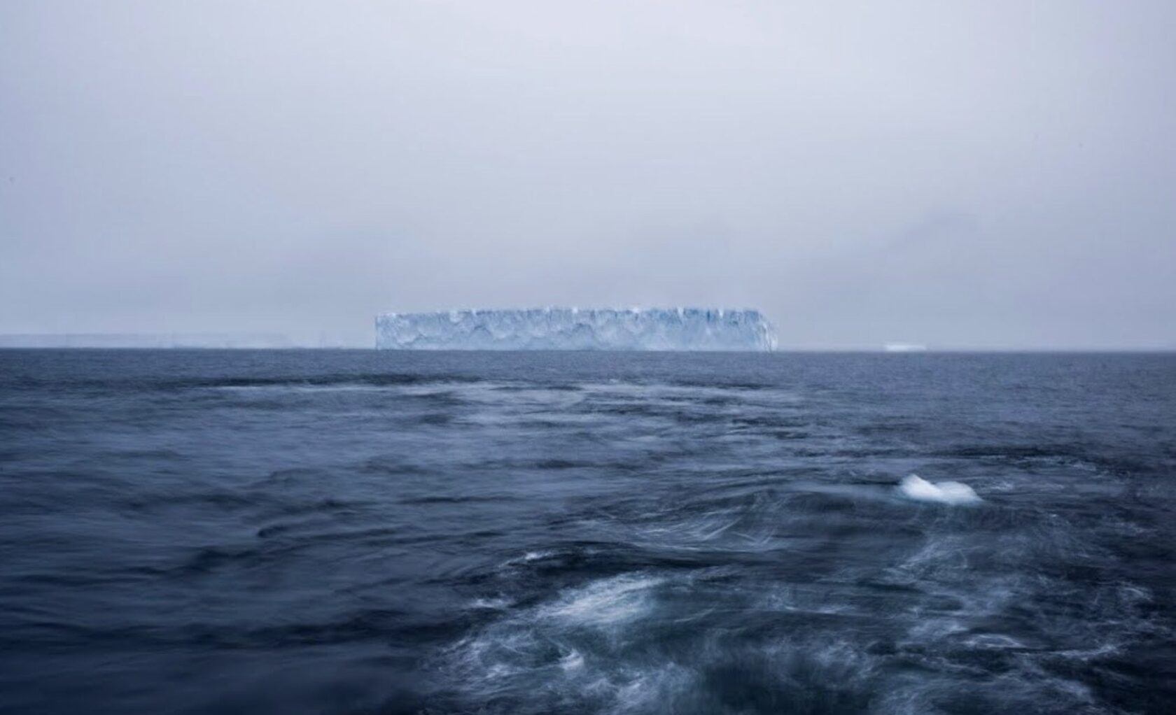 Tabular iceberg on the Southern Ocean