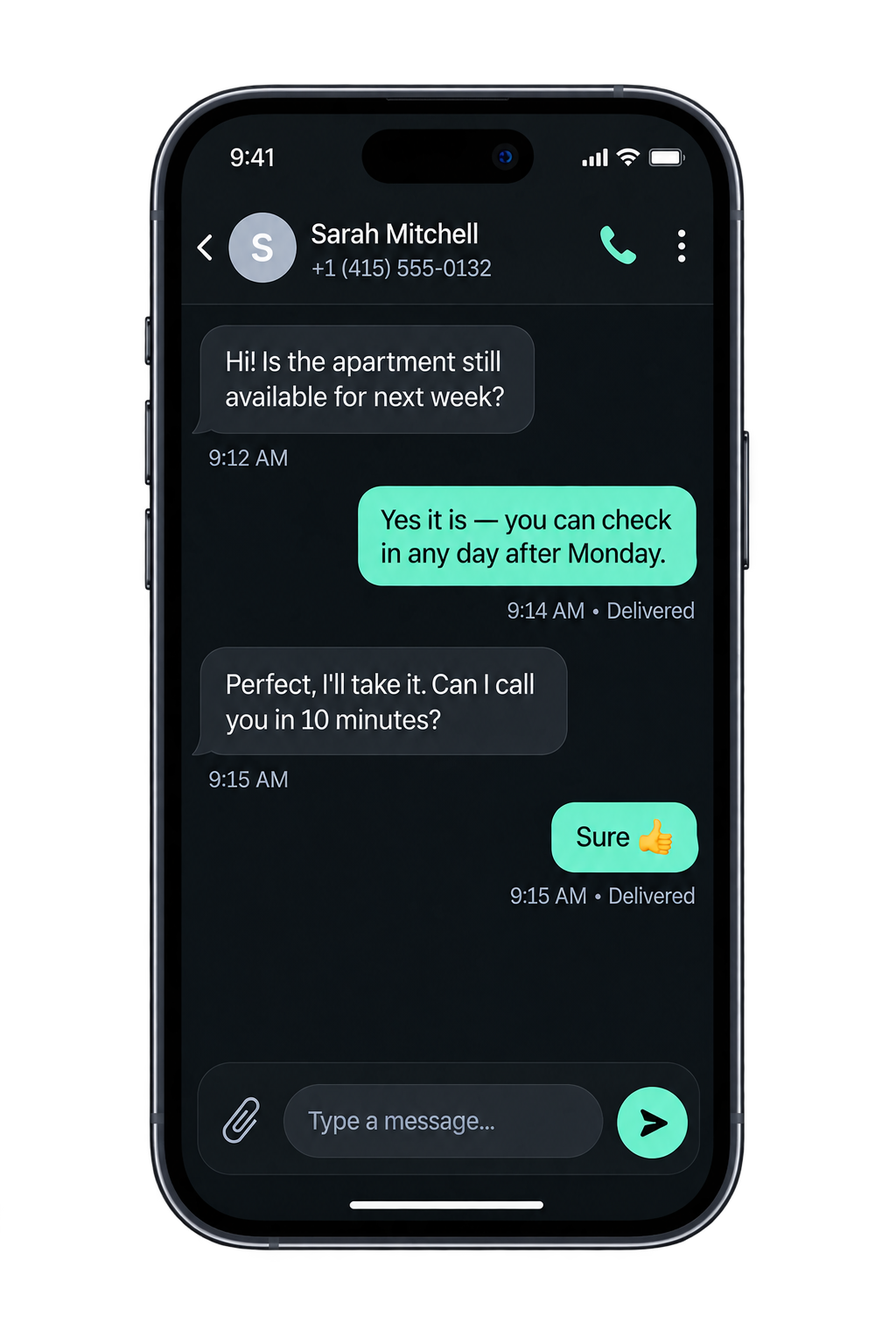 XSIM app — messages