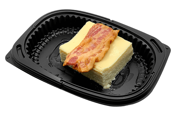 Tortilla francesa con bacon
