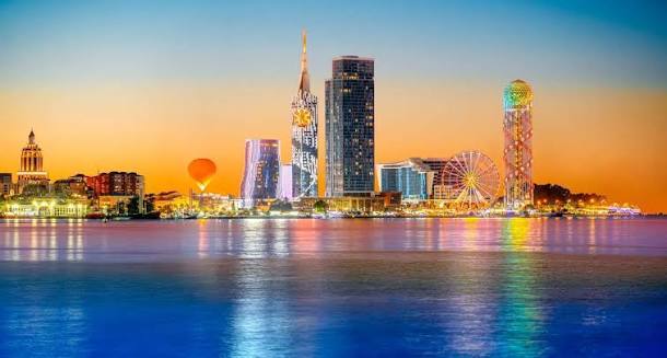Private transfer to Batumi, Georgia – comfortable car service by Elite Transfer overlooking the Black Sea coast