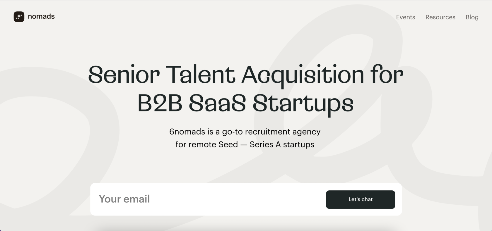 Senior Talent Acquisition for B2B SaaS Startups