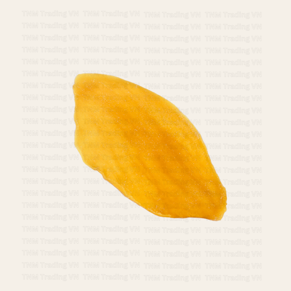 Single Vietnamese soft dried mango slice with low added sugar