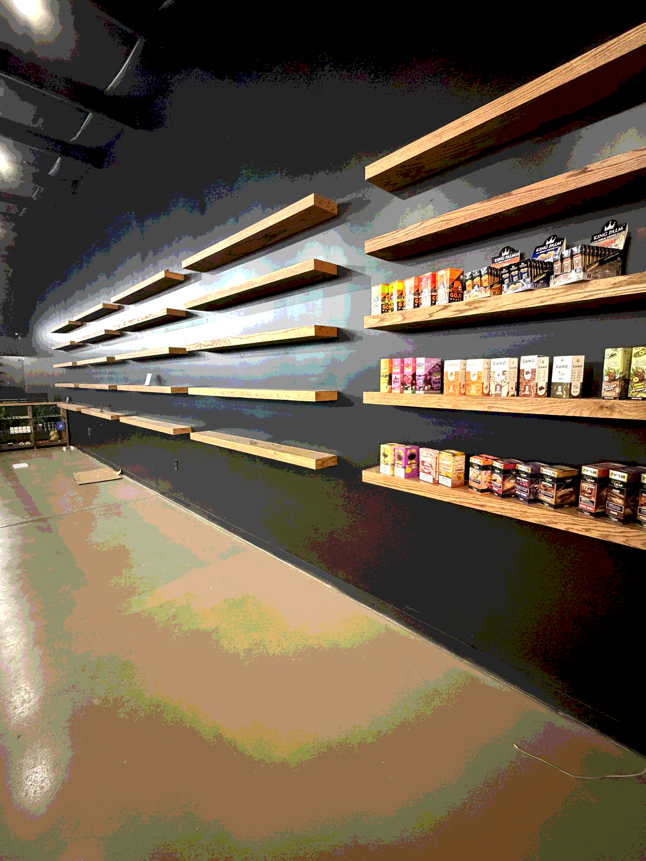Floating shelves