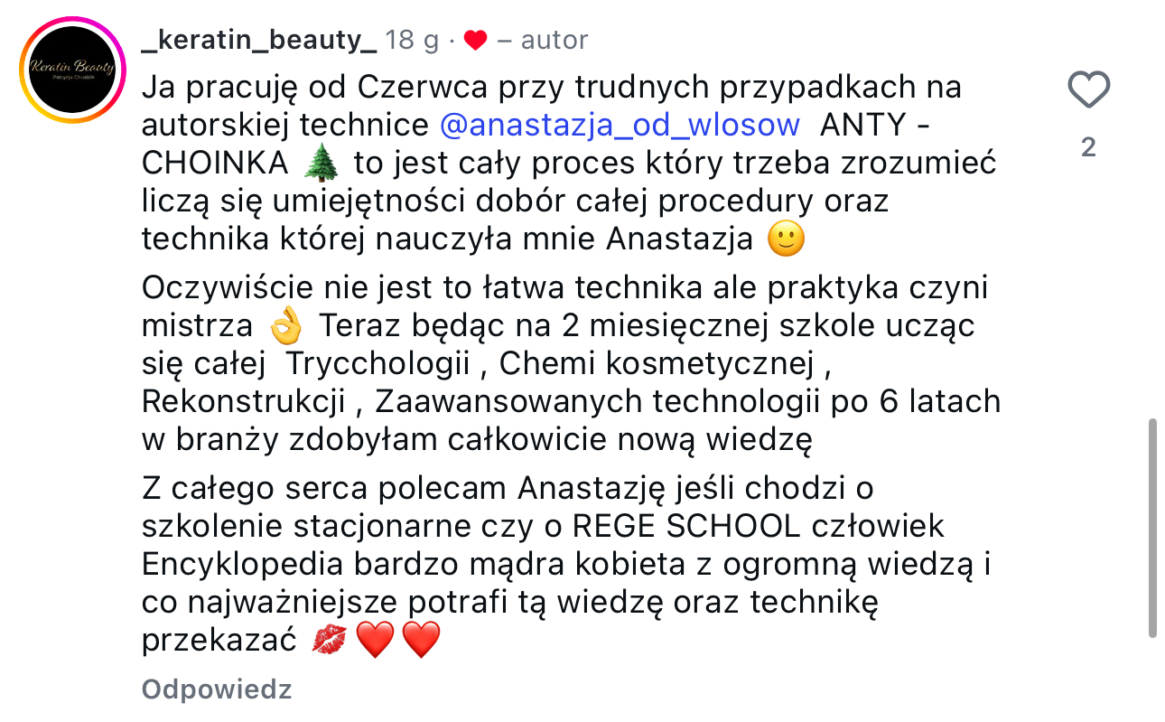 Opinia kursantki 7