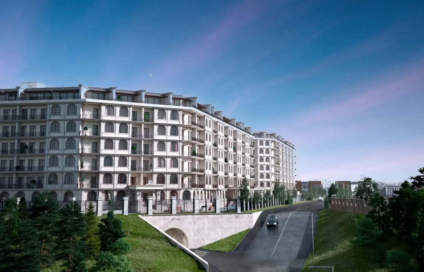 ЖК AVINION — фасад житлового комплексу бізнес-класу в Одесі