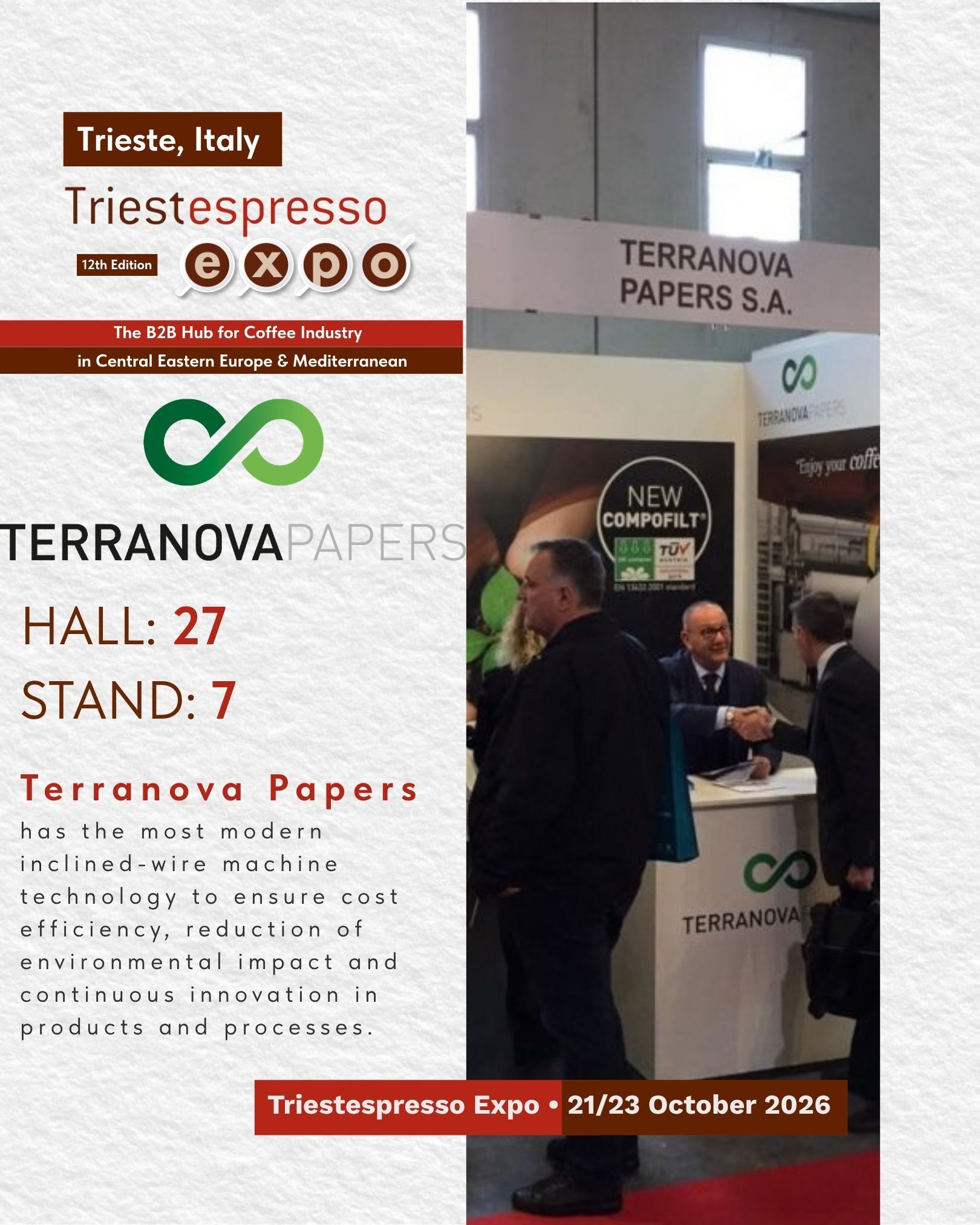 Terranova Papers S.A. - Stand Triestespresso Expo