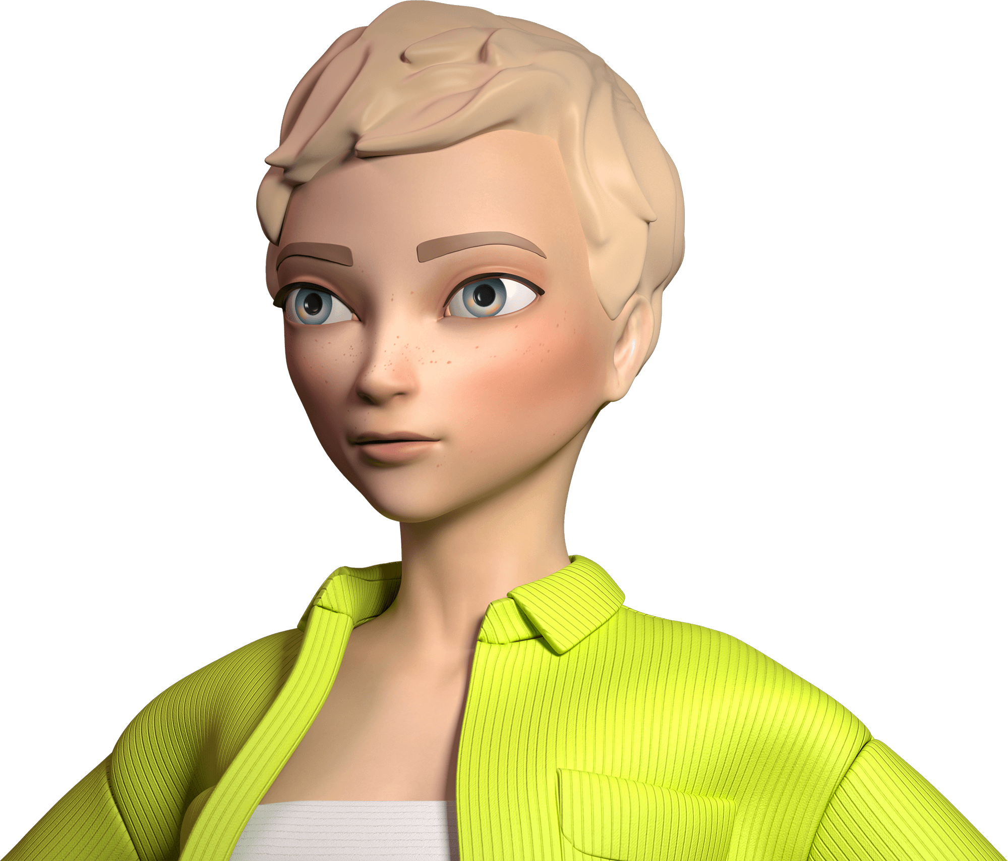 Стилизованный вариант 3d-персонажа сокращает время на создание и ускоряет процессы создания регулярного контента