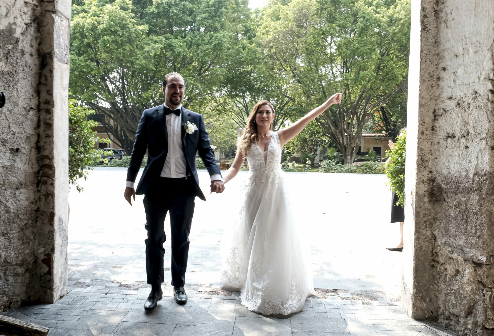 Boda real con violín en vivo en Hacienda Santa Inés