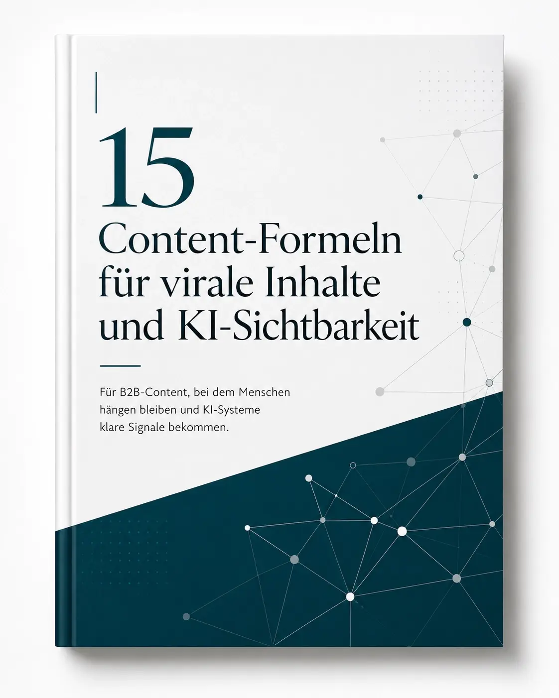 PDF-Cover des LANURI Content-Guides 15 Content-Formeln für virale Inhalte und KI-Sichtbarkeit.