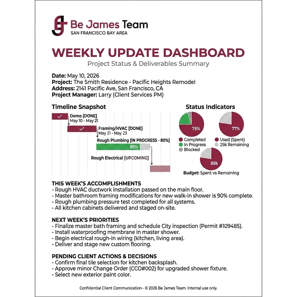 Weekly Status Report