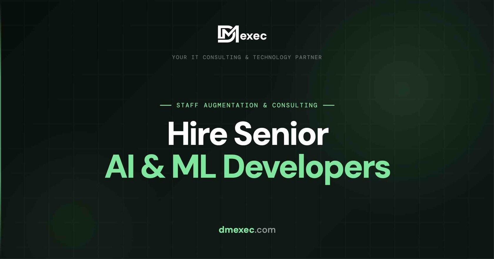 Hire Senior AI & Machine Learning Developers | DMexec