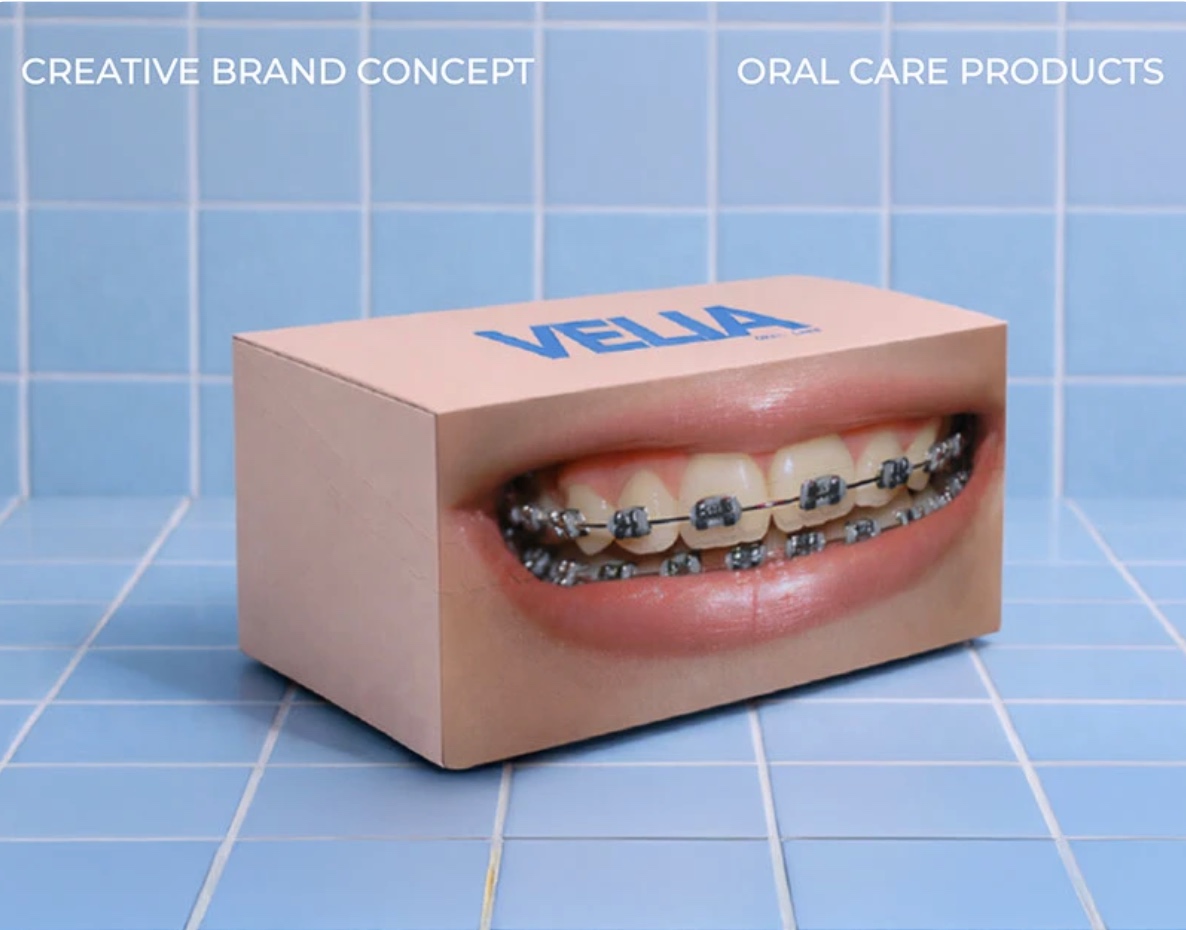 Velia oral care creative brand