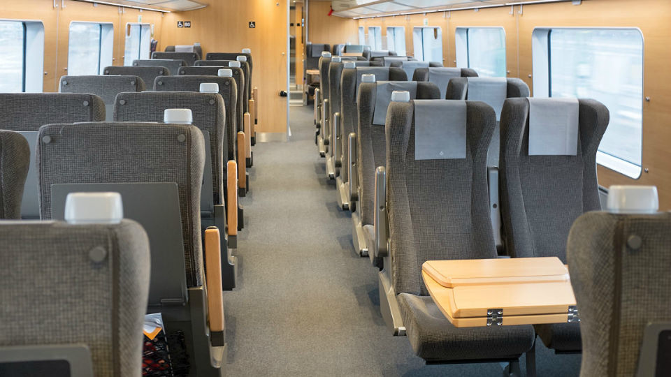 Sj Train Economy Nd Class Sweden Trains