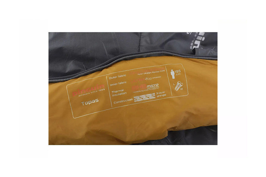 Прокат туристичного спальника Pinguin Topas CCS 195 cm Grey (R), Київ
