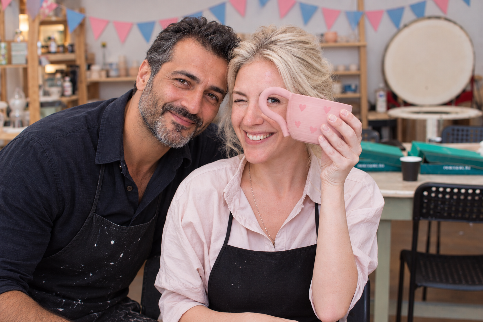 pottery gender reveal 