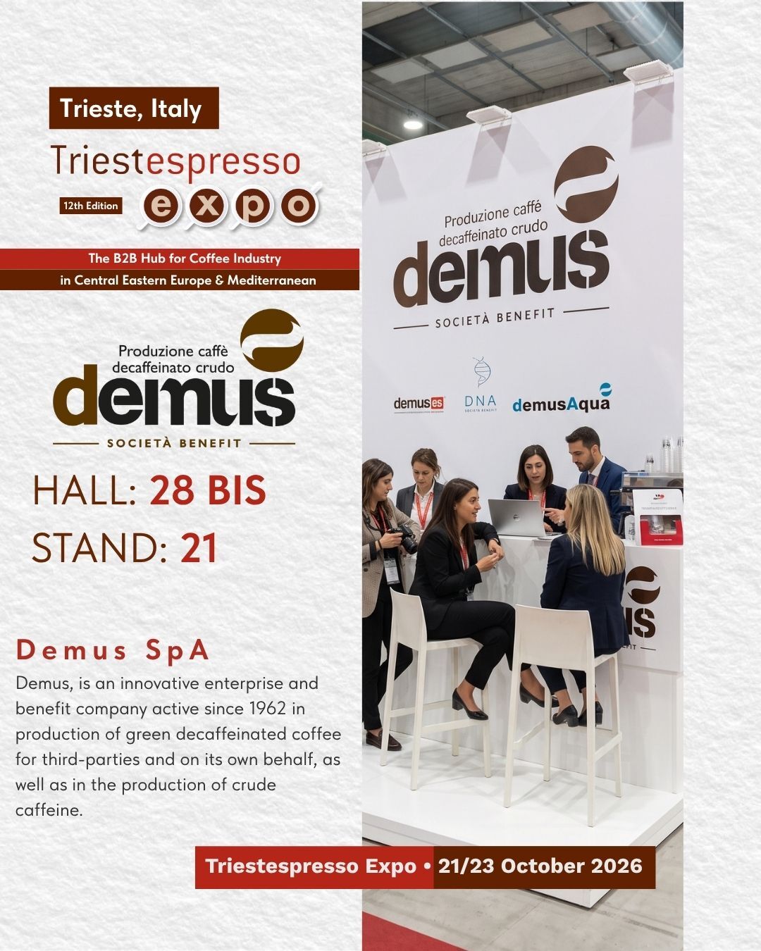 Demus - Stand Triestespresso Expo