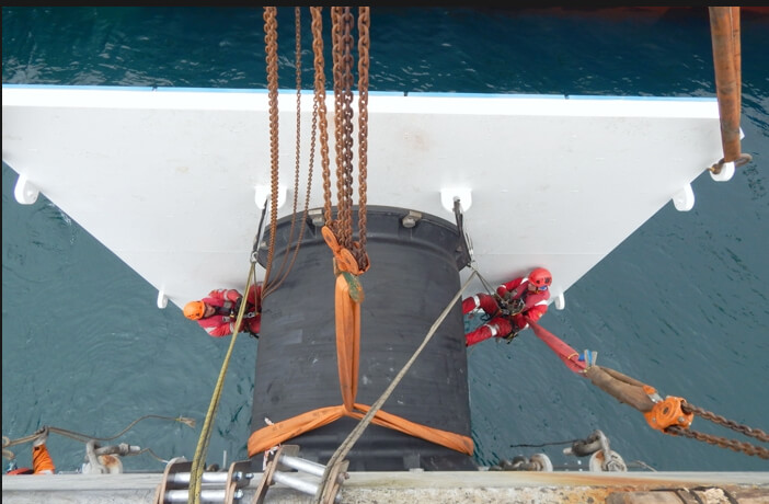 Load Testing Climbing Rope Rope Failure Rig TT-NDT rope access and inspection services