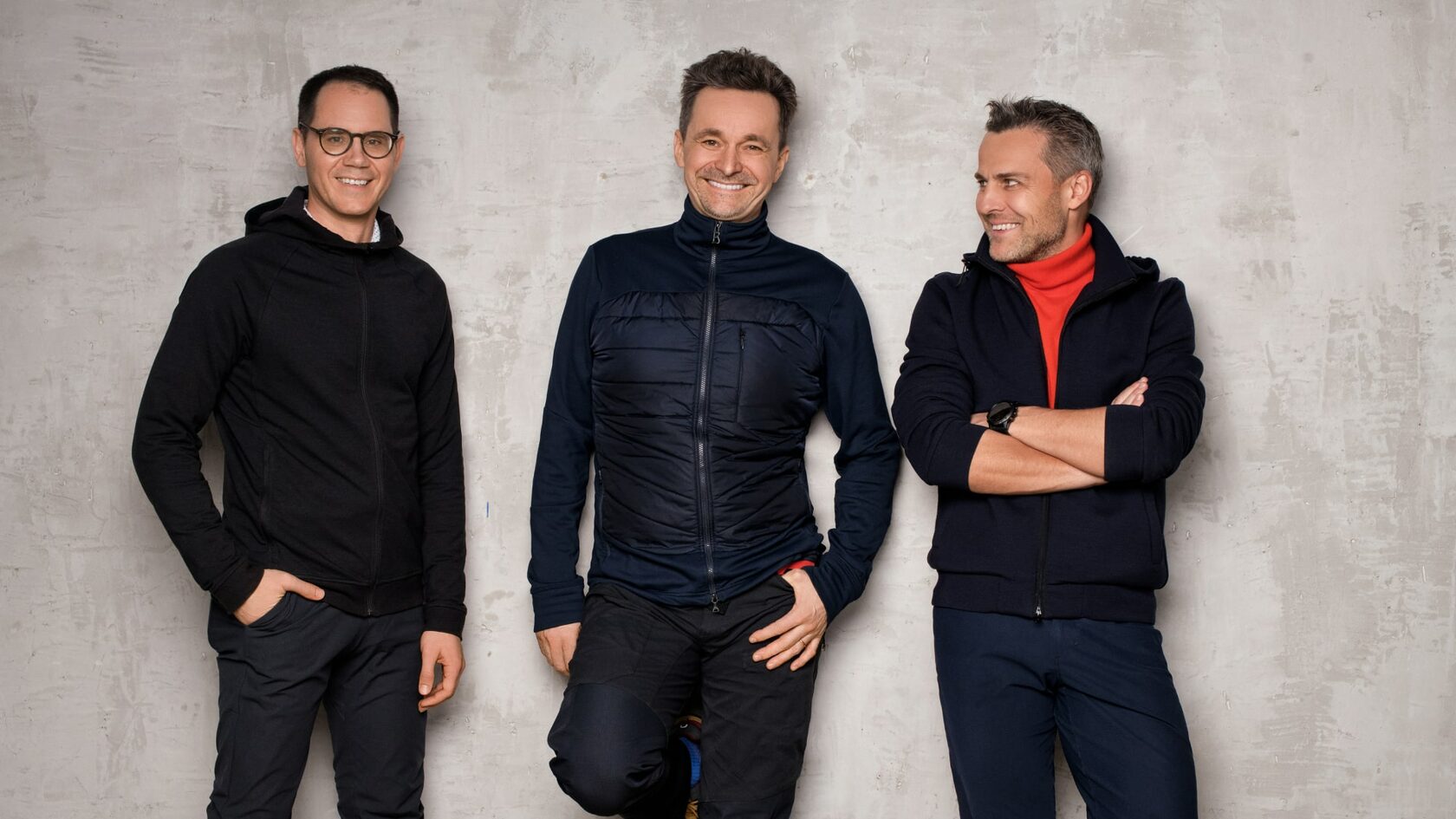 Founders: Left: Tomas Milašauskas, center: Antanas Anskaitis, right: Antanas Danys 