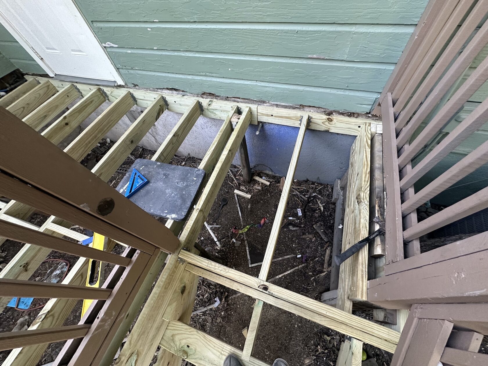 Porch and stair restoration Austin TX — process photo 13 of 23
