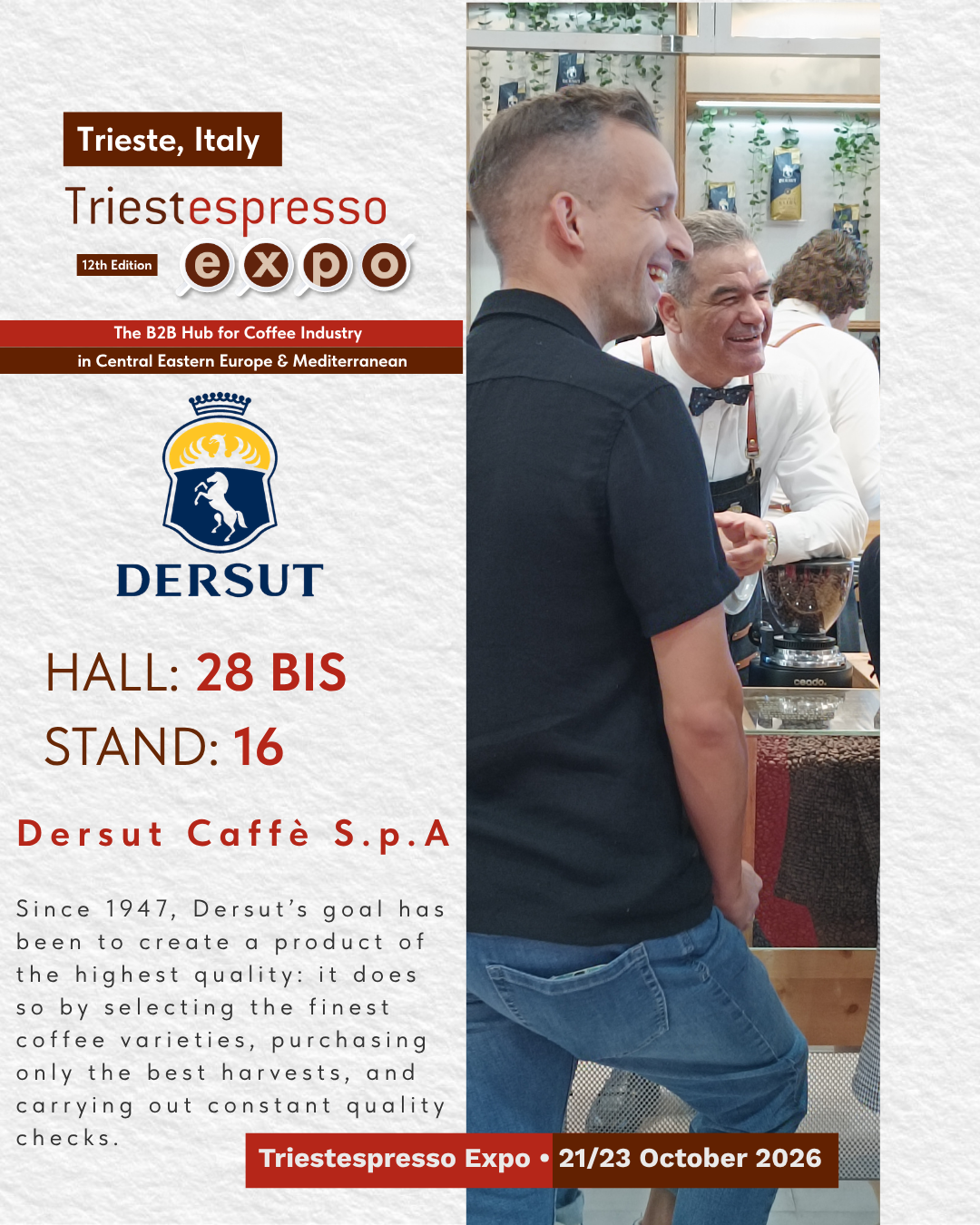 Dersut Caffè - Stand Triestespresso Expo