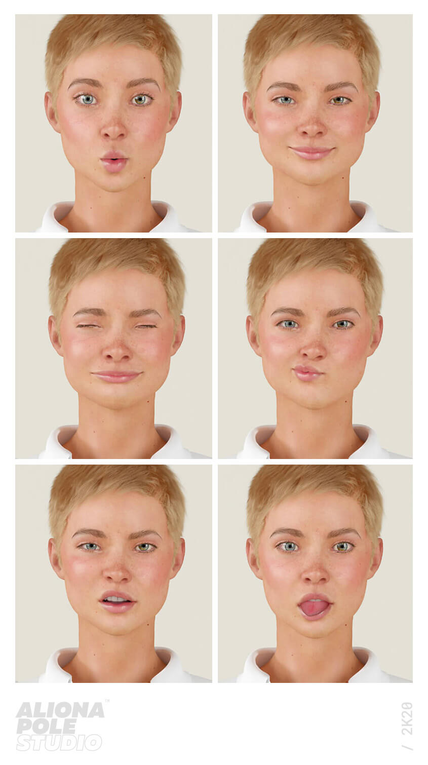Цифровая инфлюенсер Алиона Пол обладает богатой мимикой и техническими возможностями, которые позволяют ей принимать участие в интересных проектах