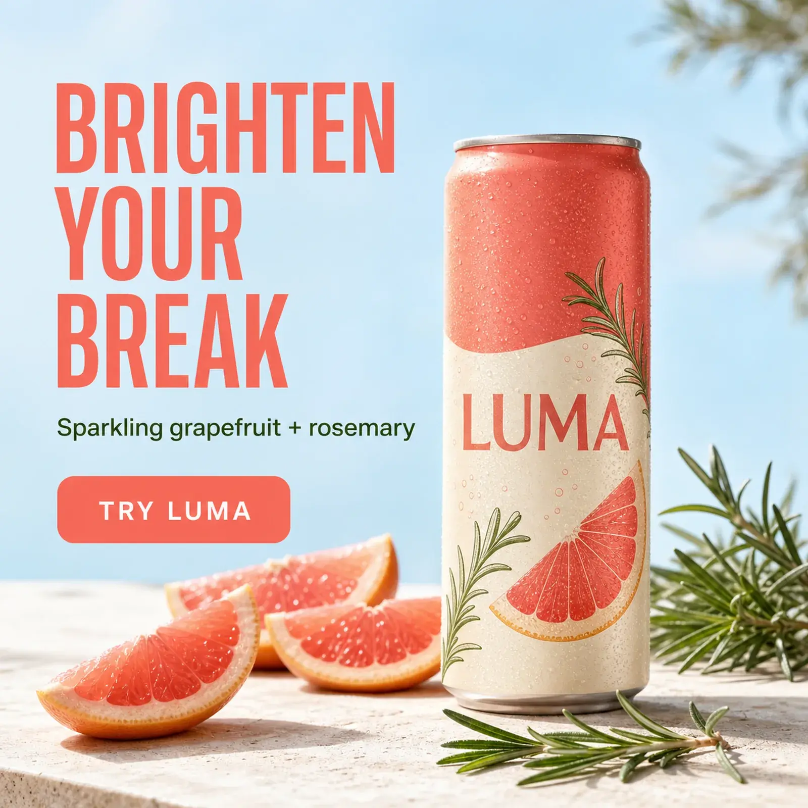 Original English Luma summer advertisement