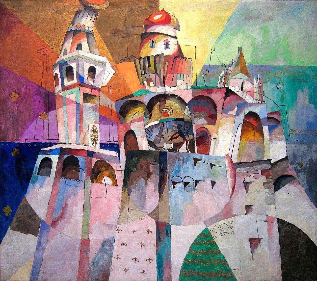 Aristarkh Lentulov. Ringing. Ivan the Great Bell Tower, 1915