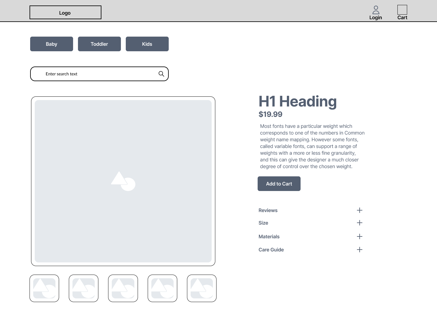 Before Usability Study screenshot