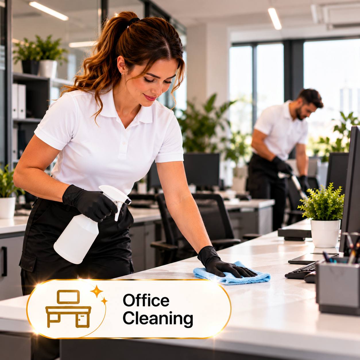 Kitchen and bathroom cleaning