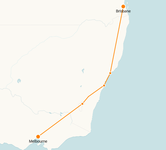 Brisbane to Melbourne Train Tickets Schedule Australia Trains