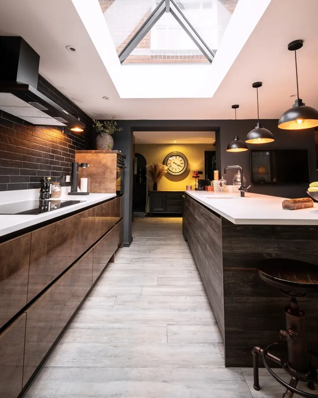 Finished bespoke fitted kitchen by ABJ in Peterborough